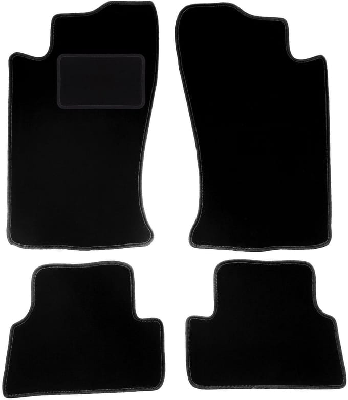 Zwarte veloursmatten voor: Mitsubishi Eclipse 2G coupé (1995-1999)