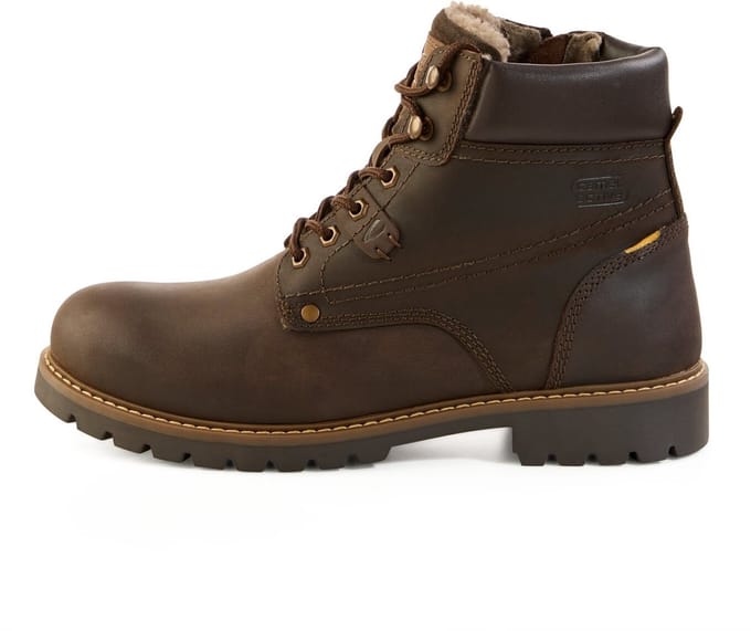 camel active Veterschoenen van echt leer - Maat menswear-42 - Donkerbruin