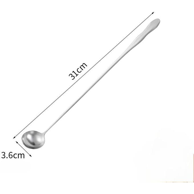 Cuillère à long manche white