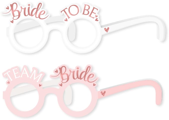 BTH - Vrijgezellenfeest - Bril - Vrouw - Versiering - Piemels - Bride to Be - Decoratie - Rosette