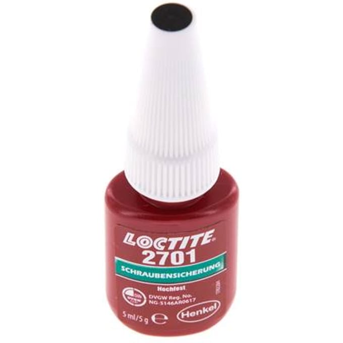 Loctite 2701 Groen 5 ml Schroefdraad borger