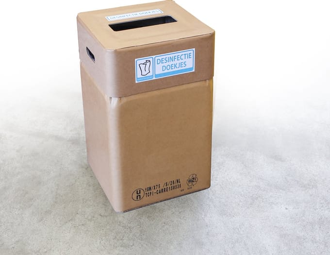 Hygiënebox voor desinfectie doekjes