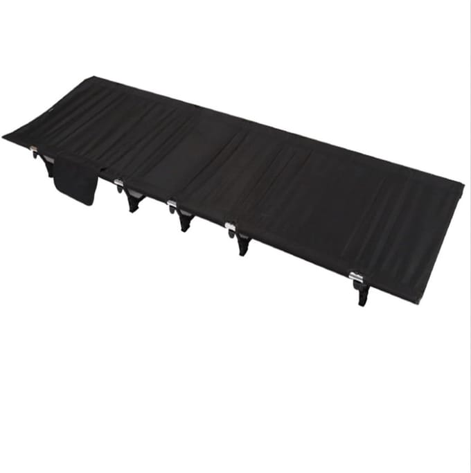 Opvouwbaar Bed - Kampeerbed Klapbed - Outdoor Activiteiten - Lichtgewicht Draagbaar - One Size - Wit
