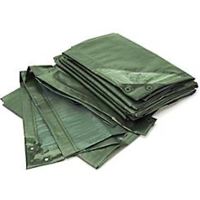 Afdekzeil, standaard, 4 x 6 m, groen