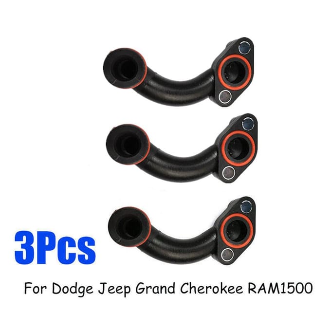 Tuyau de dérivation de liquide de refroidissement moteur, 3 pièces, pour Dodge RAM1500 68211200AC