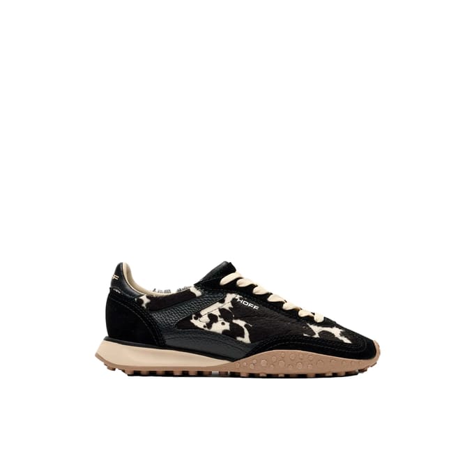 The Hoff Brand Bridge Mkii Print Sneakers - Suède - Dames - Zwart - Maat 40