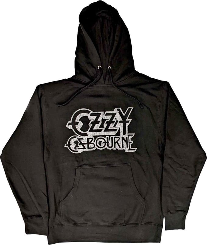 Ozzy Osbourne - Vintage Logo Hoodie/trui - S - Zwart