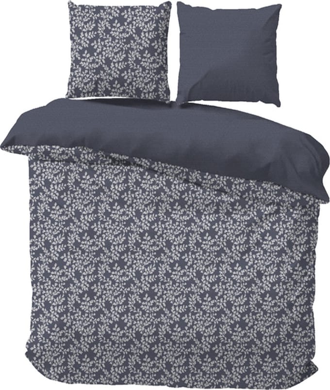 iSleep Dekbedovertrek Morris - Litsjumeaux - 240x200/220 cm - Blauw