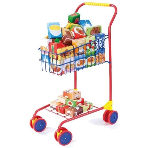 Bayer Design Speelgoed Winkelwagentje - Winkelwagen met accessoires - vanaf 1,5 jaar