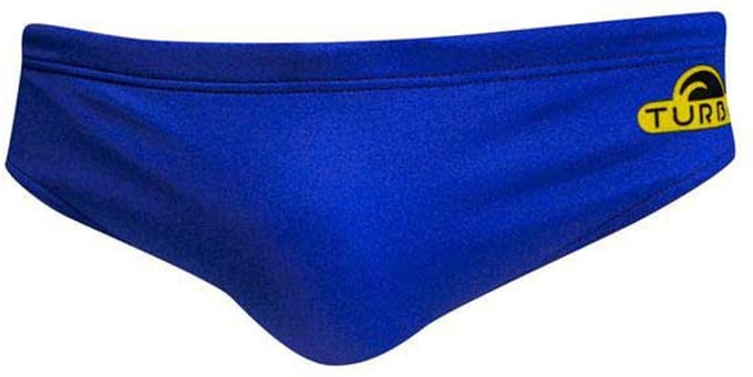 Turbo Basic Zwemslip Geel,Blauw 4XL Man