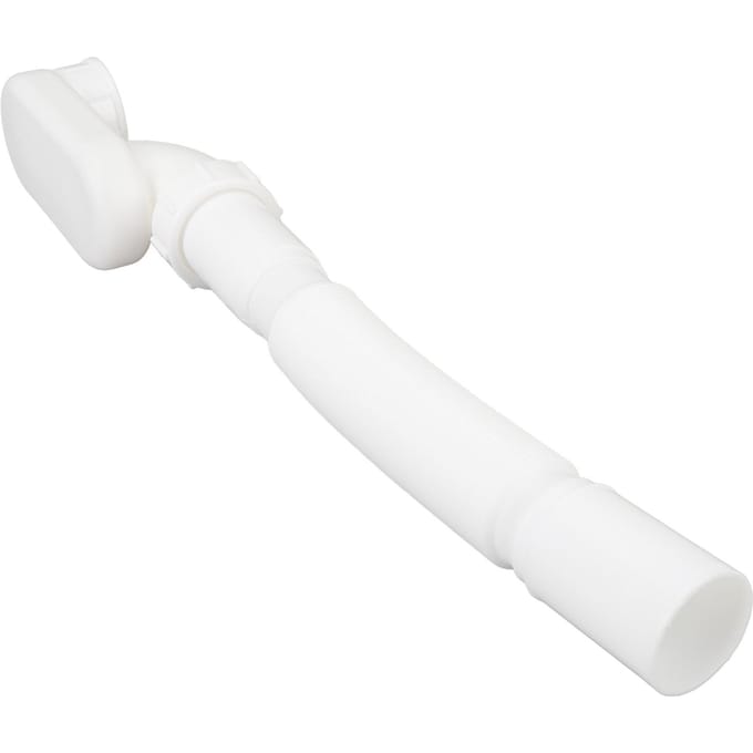 Tuyau d'évacuation de douche de baignoire PVC 1 1 2 Type P Extensible Anti-odeur Tuyau de drainage pour éviers lavabos white