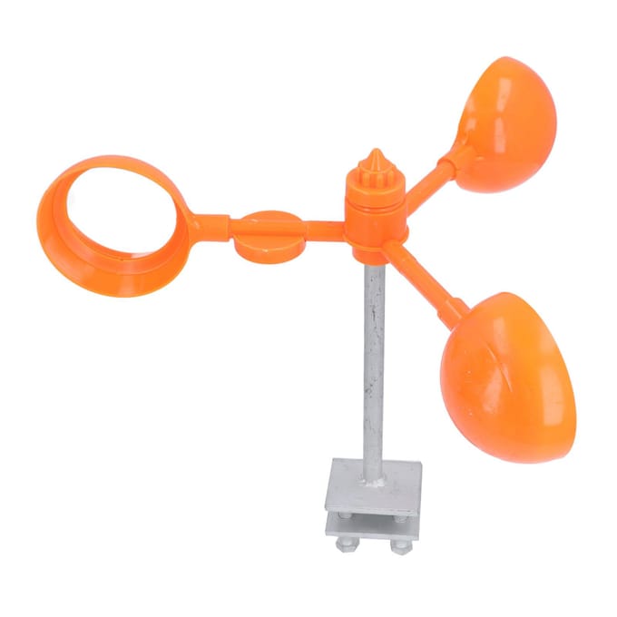 Windaangedreven Vogelafschrikmiddel Visueel Reflecterend Roterend Geïsoleerde Vogelreflector voor Boerderij orange
