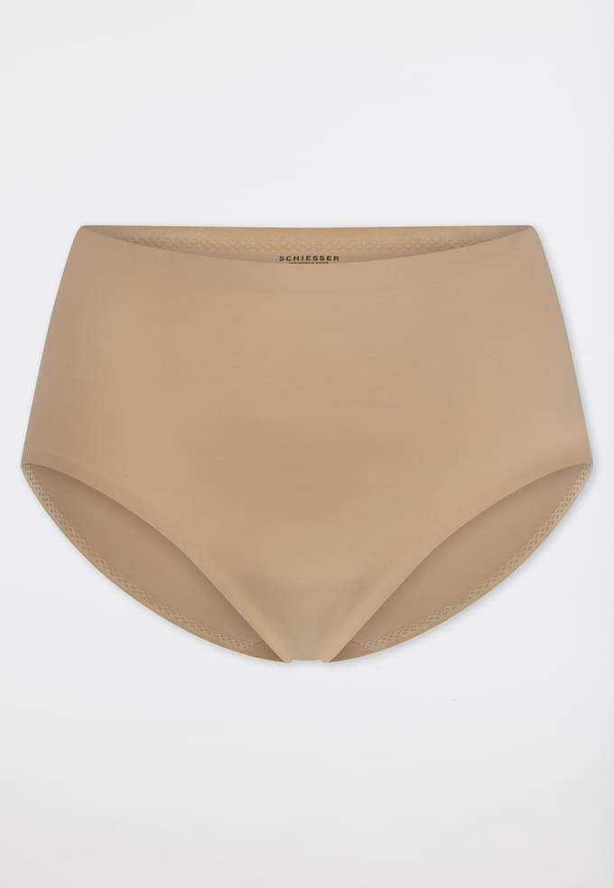Schiesser Maxislip Invisible Soft Dames Onderbroek - naadloos - maple