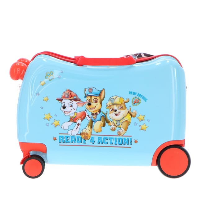 Paw Patrol Ride-On Trolley - Hardcase - Kinderen - Blauw - Reistrolley