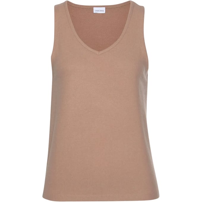 Damestanktop Lascana Loungewear Strick