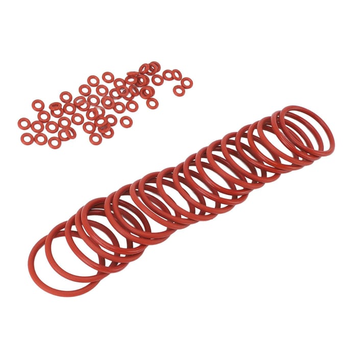 120 pièces Joint torique de machine à café Résistance haute température Étanche Silicone Joint de groupe d'infusion pour brown