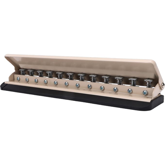 Discbound Geperforeerd Notitiesysteem Notitieboek 12 Gaten Paddenstoelvormige Perforator black