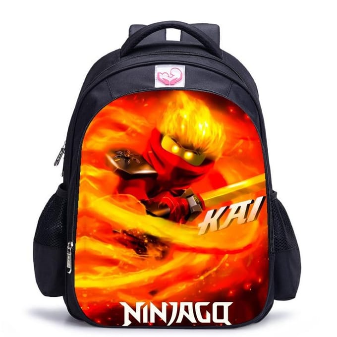Lego Ninjago Seizoen 5 Cartoon Print Zwarte Rugzak black - medium
