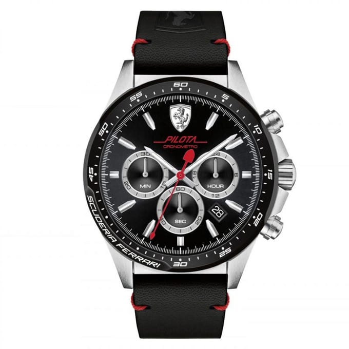 Scuderia Ferrari Pilota Chronograph Staal 45mm | 830389