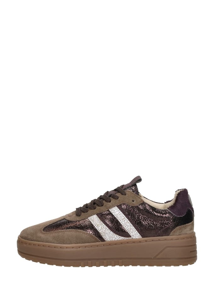 SUB55 Sneakers Laag Sneakers Laag - donkerbruin - Maat 43