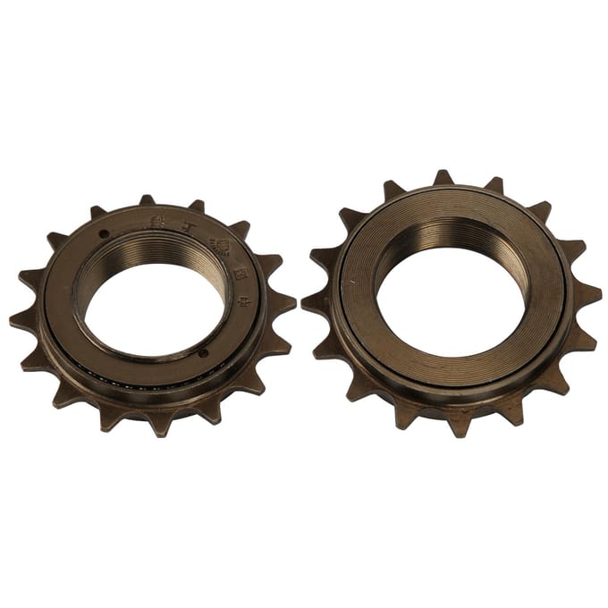 2 stuks 16 Tanden Fiets Freewheel Tandwiel Vervanging Universeel voor Fiets Elektromobiel black