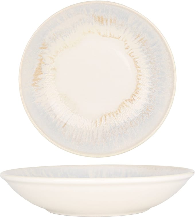 By Bone Diepbord - Wave - Porselein - 25 cm (1300cc) - set van 6