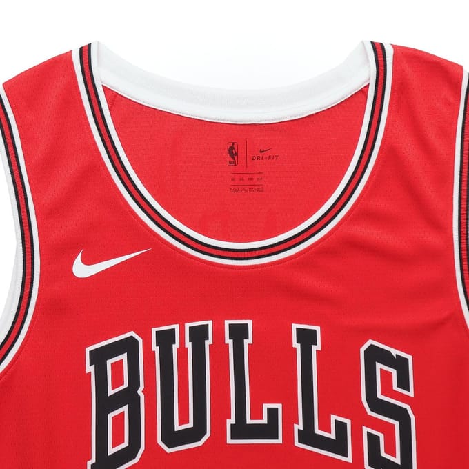 Maillot de basketball sans manches respirant vintage Nike, Édition Fan, Chicago Bulls, Wade #3 Homme Hauts Rouge 864465-658 M red
