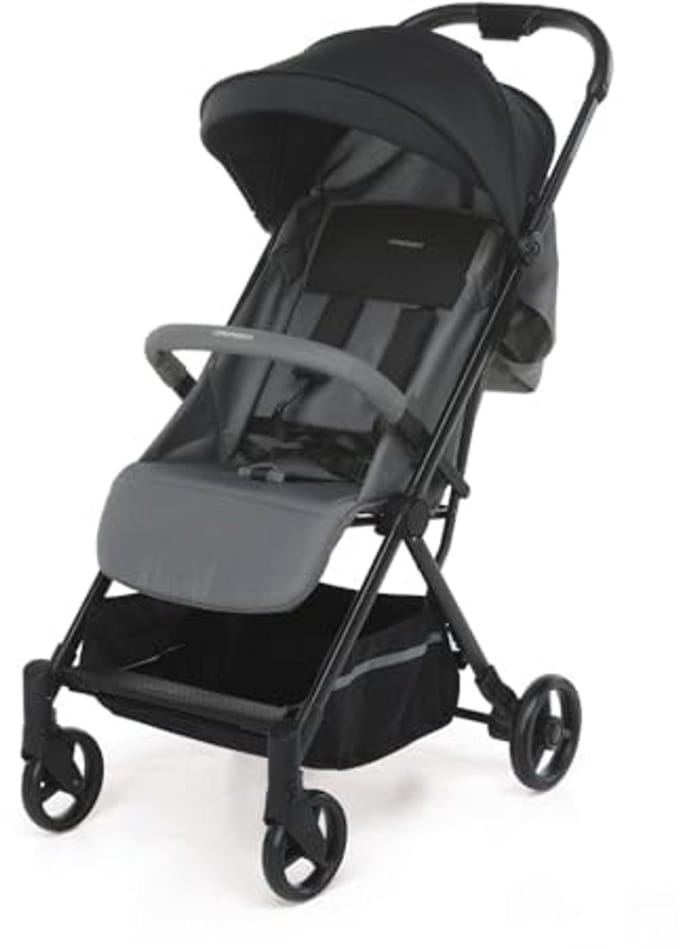 Compacte kinderwagen met 1-handsluiting en verstelbare rugleuning voor kinderen tot 15 kg