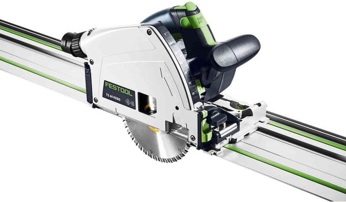 Festool TS 60 KEBQ-Plus-FS Invalzaag Zaagdiepte 90° (max.) 60 mm Incl. dwarsbalk 1500 W