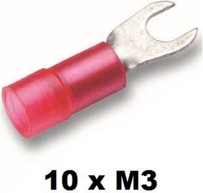 Cimco vorkkabelschoen geisoleerd 0,5-1mm2 M3 zak 10