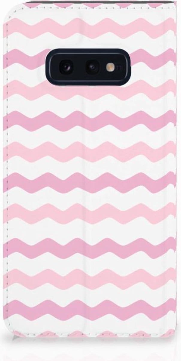 Samsung Galaxy S10e Hoesje met Magneet Waves Roze