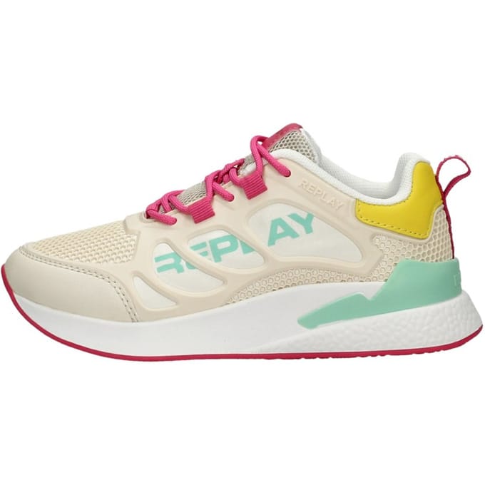 Replay Maze Sneakers - Meisjes - Beige