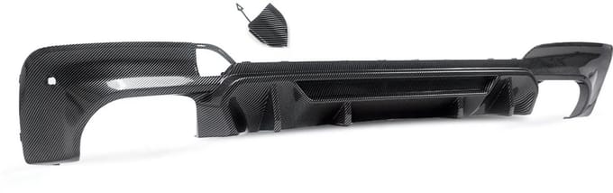 Diffuser Ravon - Achterbumper - Voor BMW X3 G01 M40i (2018-2021) - Prestaties ABS - Carbon Look - Achterlip - Auto accessoires