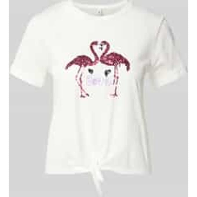 ONLY - ONLDORA S/S KNOT FOLD-UP TOP JRS Dames T-shirt