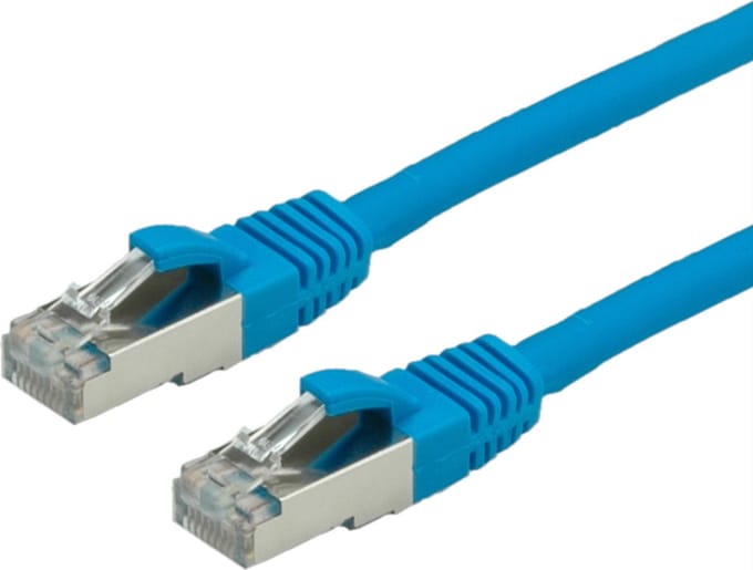 VALUE Patchkabel Cat.6 (Class E) S/FTP (PiMF), LS0H, blauw, 5 m