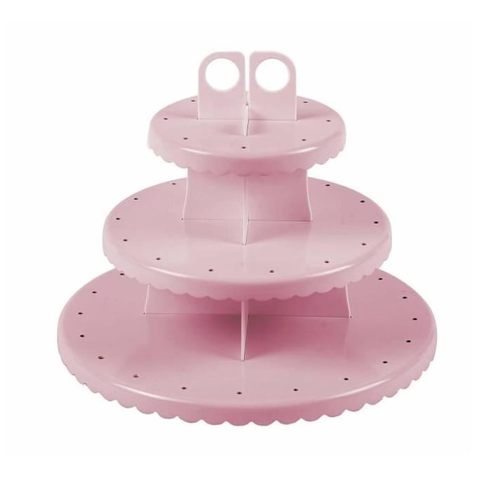 Ibili 827600 Cupcake/Cakepop Stand 48 Plastic Stokjes