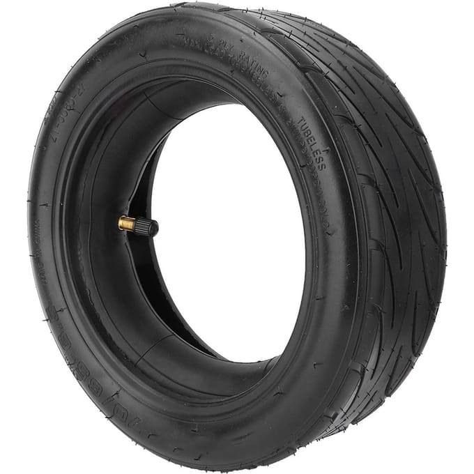 70 65 6.5 Pneu Gonflable et Chambre à Air Ensemble de Pneus pour Trottinette Électrique Xiaomi 9 blanc