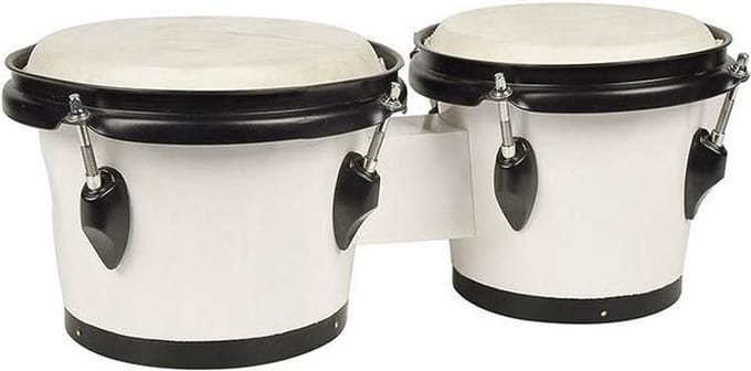 Bongo - Hayman BG-402-WH - 6,5+7,5 inch - Hardhout - Natuurvel - Wit