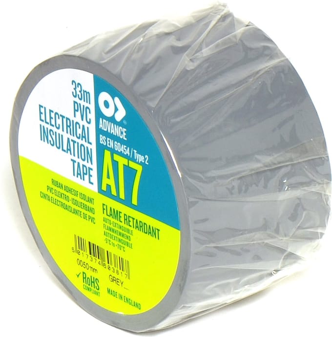 Advance - AT7 - Isolatietape - 50mm x 33m Grijs