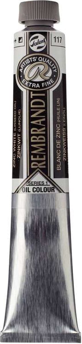 Rembrandt Olieverf tube 60 ml 117 Zinkwit (Lijnolie)