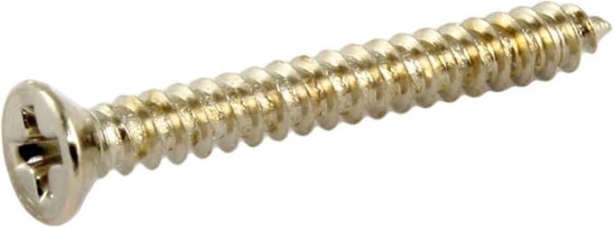 Allparts GS0008B01 Bulk Pack Humbacking Ring Schroeven - 100 Stuks Nickel