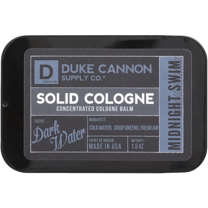 Duke Cannon Supply Co., Solid Kolon, Midnight Sweet, Dark Water, 1.5 Oz