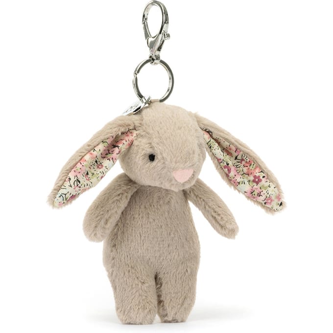 Jellycat bag charm bunny blossom beige