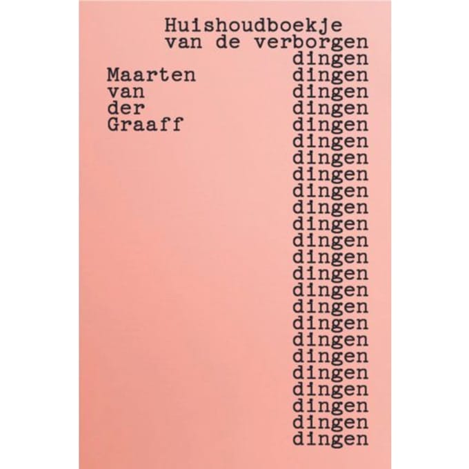 Huishoudboekje Van De Verborgen Dingen - Maarten van der Graaff