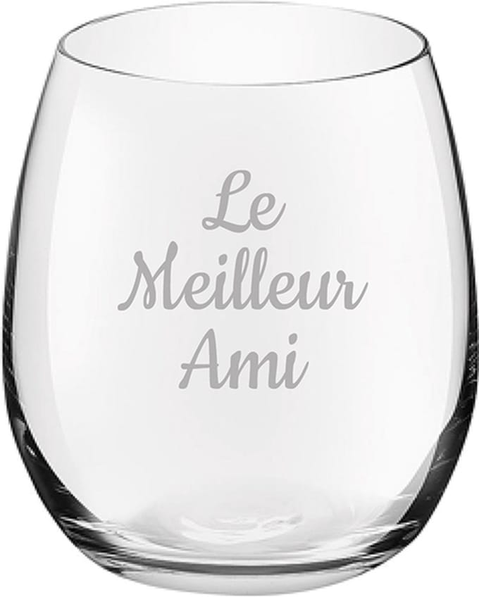 Drinkglas gegraveerd - 39cl - Le Meilleur Ami