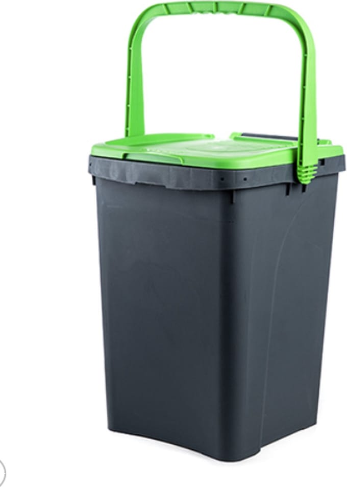 Ecoplus 50 liter afvalemmer groen - afvalscheidingsbak - sorteerbak - afvalbak