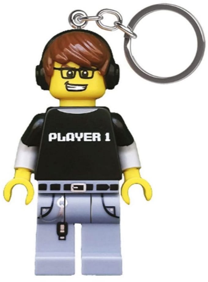 Euromic LEGO® Minifigures Keychain Light Video Game Guy