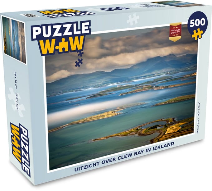 Puzzel Uitzicht over Clew Bay in Ierland - Legpuzzel - Puzzel 500 stukjes