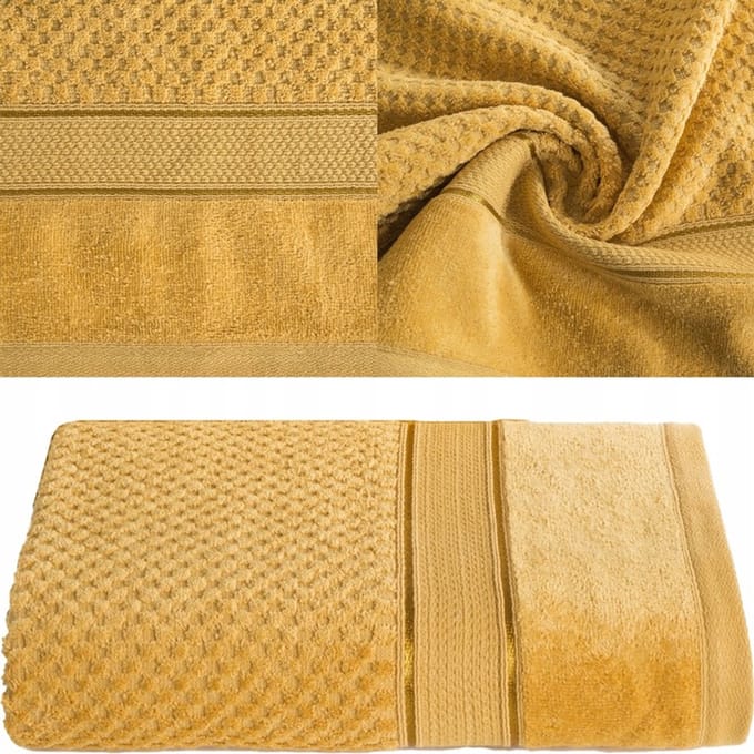 Luxe Katoenen Gastendoek 30x50cm - 500 GSM Mosterdgeel