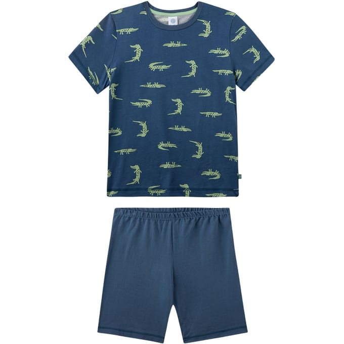 Sanetta Pyjama Pyjama kurz Krokodil